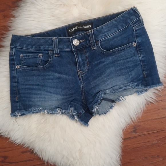 Express Pants - Express Cutoff Jean Shorts